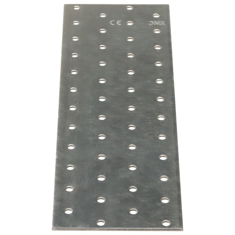 Plăci perforate, 20 buc., 2 mm, 240x80 mm, oțel galvanizat