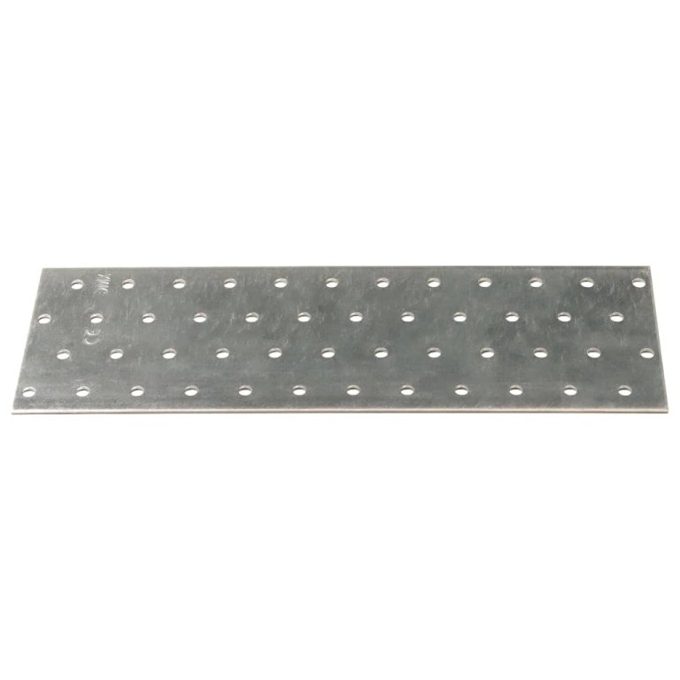 Plăci perforate, 20 buc., 2 mm, 240x80 mm, oțel galvanizat