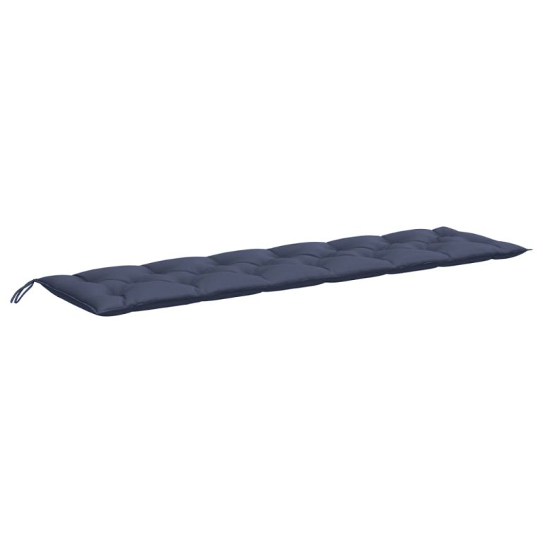 Perne bancă de grădină 2buc. bleumarin 200x50x7cm textil oxford