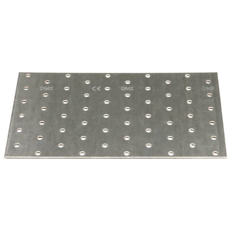 Plăci perforate, 20 buc., 2 mm, 200x120 mm, oțel galvanizat