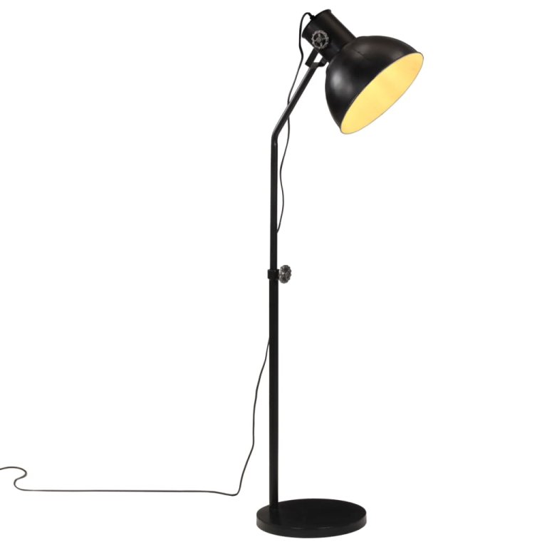 Lampă de podea 25 W, negru, 30x30x90-150 cm, E27