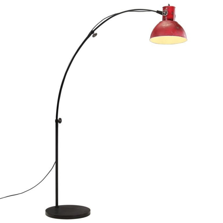 Lampă de podea, 25 W, roșu uzat, 150 cm, E27