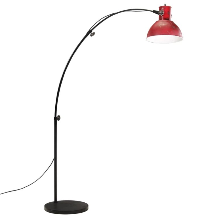 Lampă de podea, 25 W, roșu uzat, 150 cm, E27