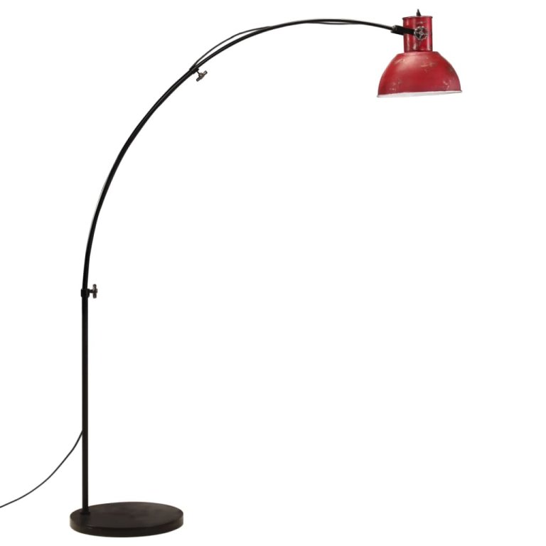 Lampă de podea, 25 W, roșu uzat, 150 cm, E27