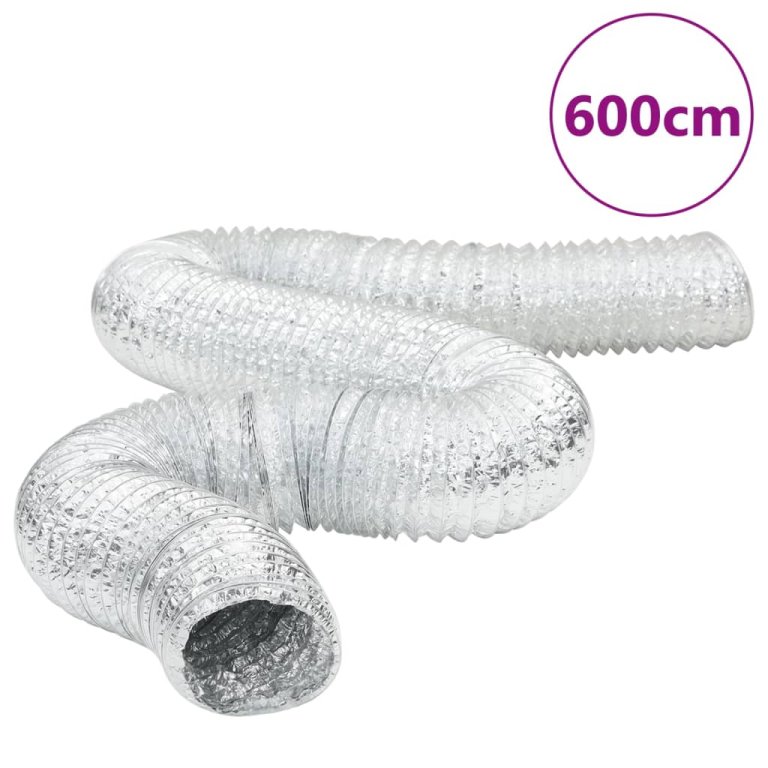 Conductă de ventilație, 6 m, Ø20 cm, aluminiu