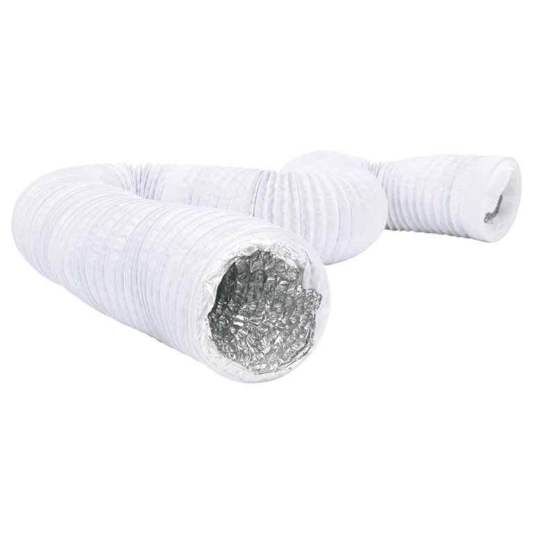 Conductă de ventilație, 6 m, Ø12,5 cm, aluminiu și PVC