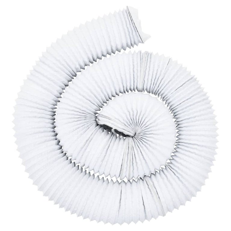 Conductă de ventilație, 6 m, Ø12,5 cm, aluminiu și PVC