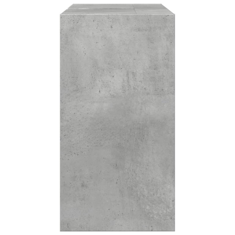 Dulap de chiuvetă, gri beton, 63x29x55 cm, lemn prelucrat