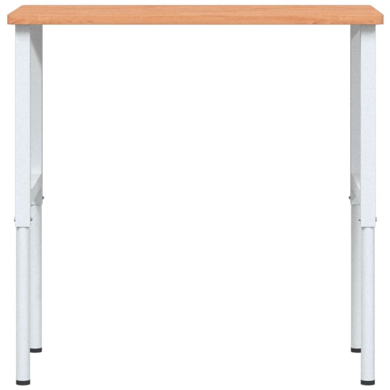 Banc lucru 100x60x(71,5-98) cm lemn masiv fag, dreptunghiular