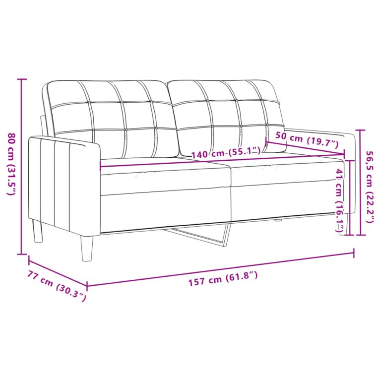 Set de canapele cu perne, 3 piese, gri închis, material textil