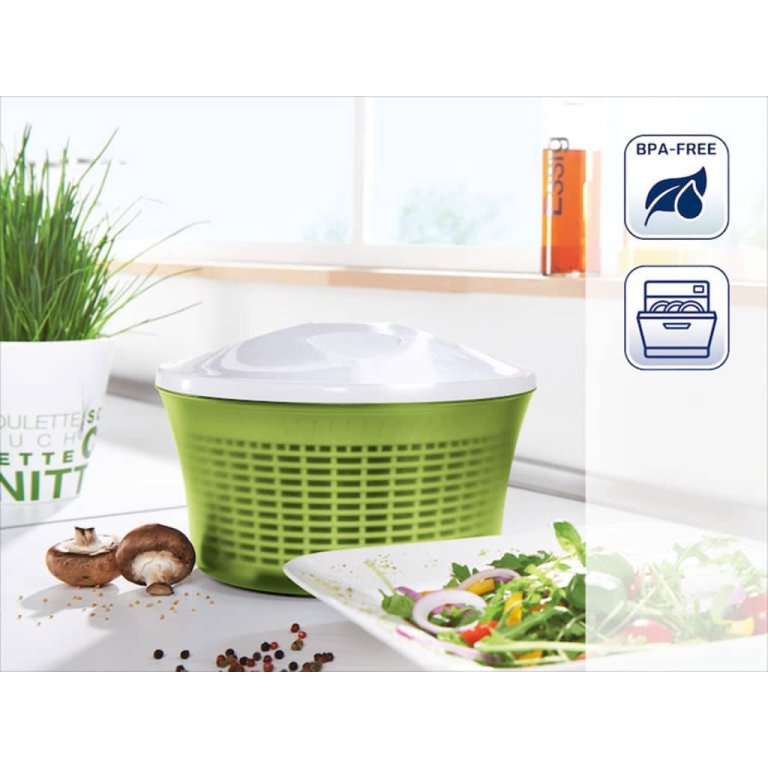 Leifheit Centrifugă pentru salată „ComfortLine”, verde și alb 23200