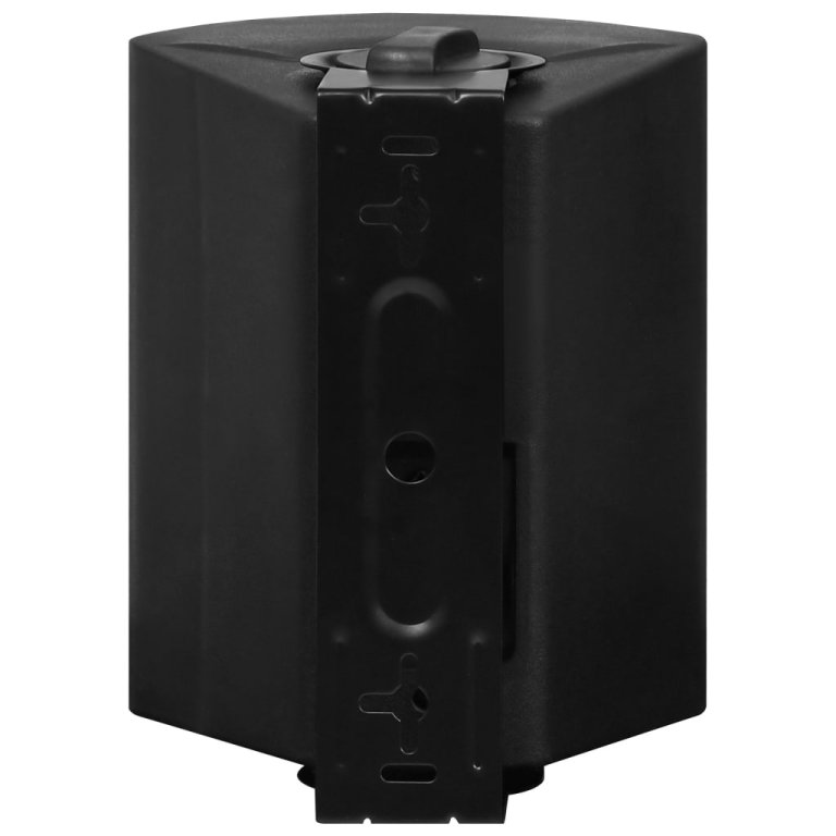 Boxe stereo de perete, 2 buc., negru, 80 W, interior/exterior