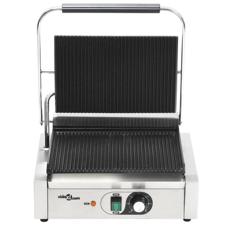 Grill Panini cu striații, 43x30,5x20 cm, 2200 W